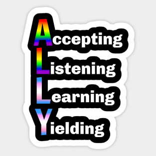 Ally Acronym Sticker